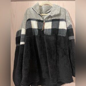 Maurices Cozy Plaid Fleece Pullover